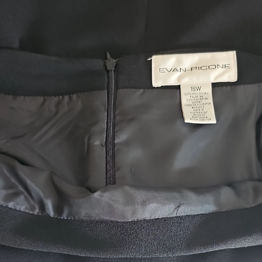 Evan Picone Classic Black Suit Jacket - Picture 15 of 16